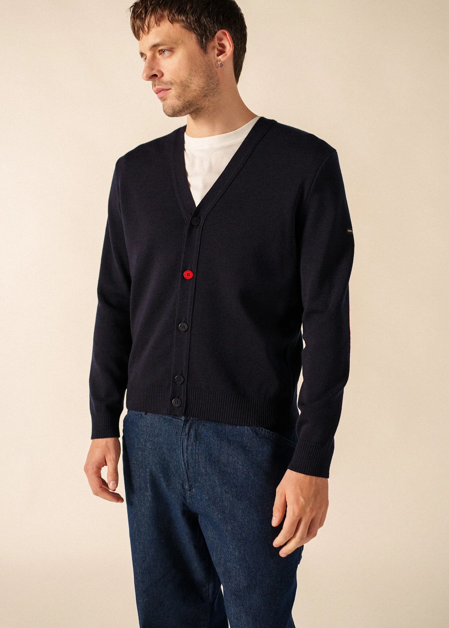 Cardigan coudières (NAVY/NORMANDIE) - Image 3