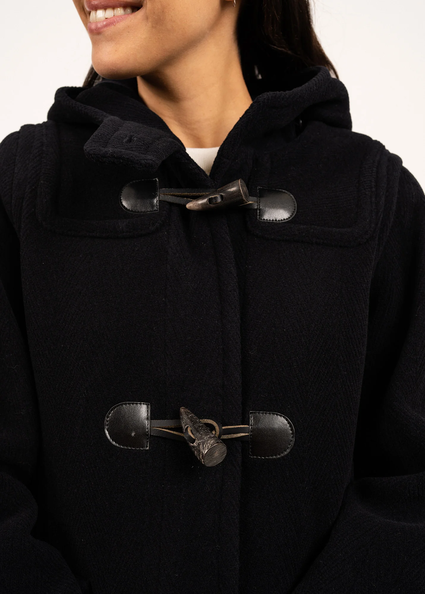Duffle-coat Venus - en drap de laine (NAVY) - Image 5