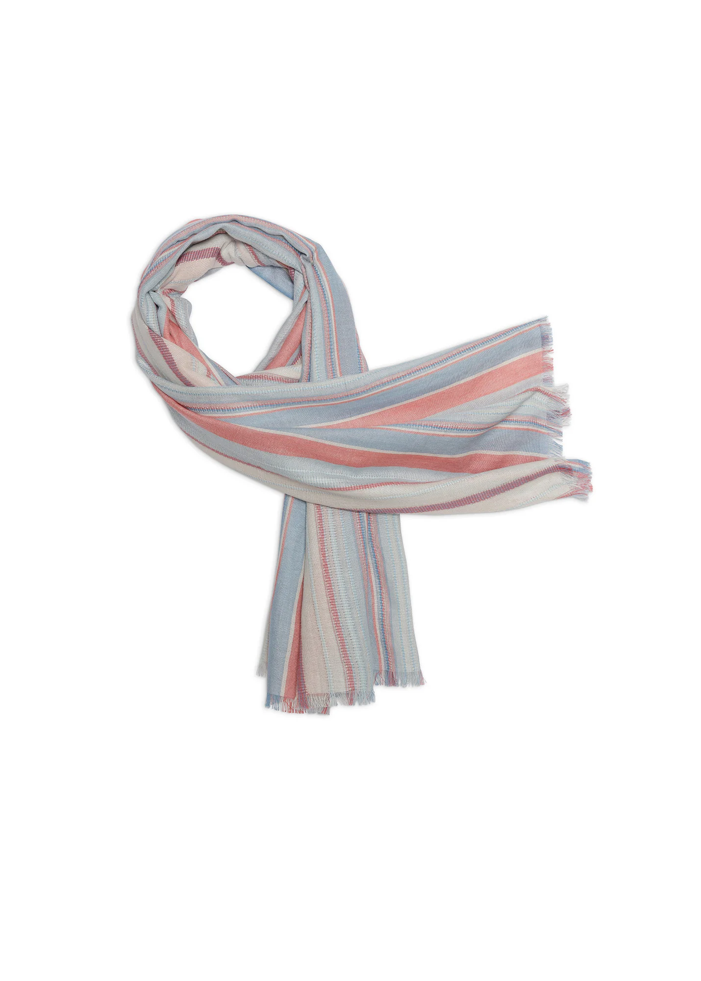 Foulard rayé multicolore (TERRES MELEES) - Image 3