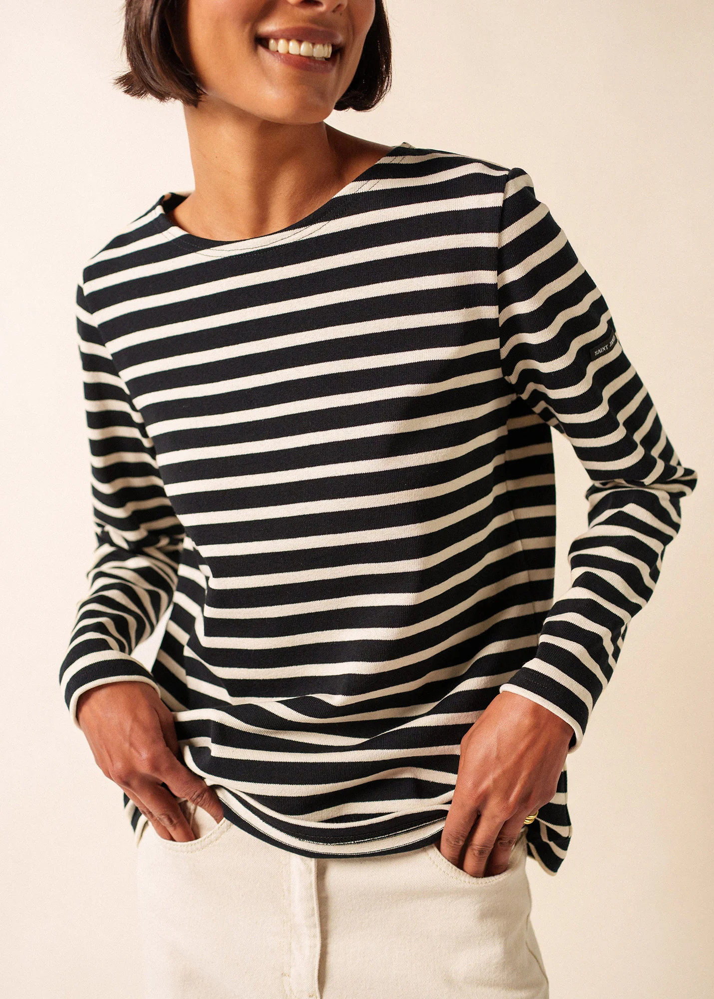 Marinière Méridame (NOIR/ECRU) - Image 6