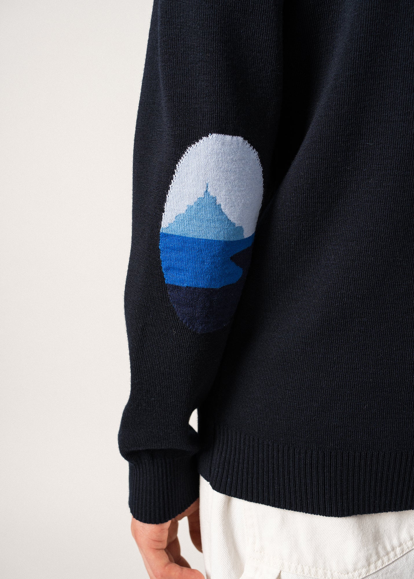 Pull Mondiovision x le Mont Saint-Michel (NAVY/MULTICO) - Image 5