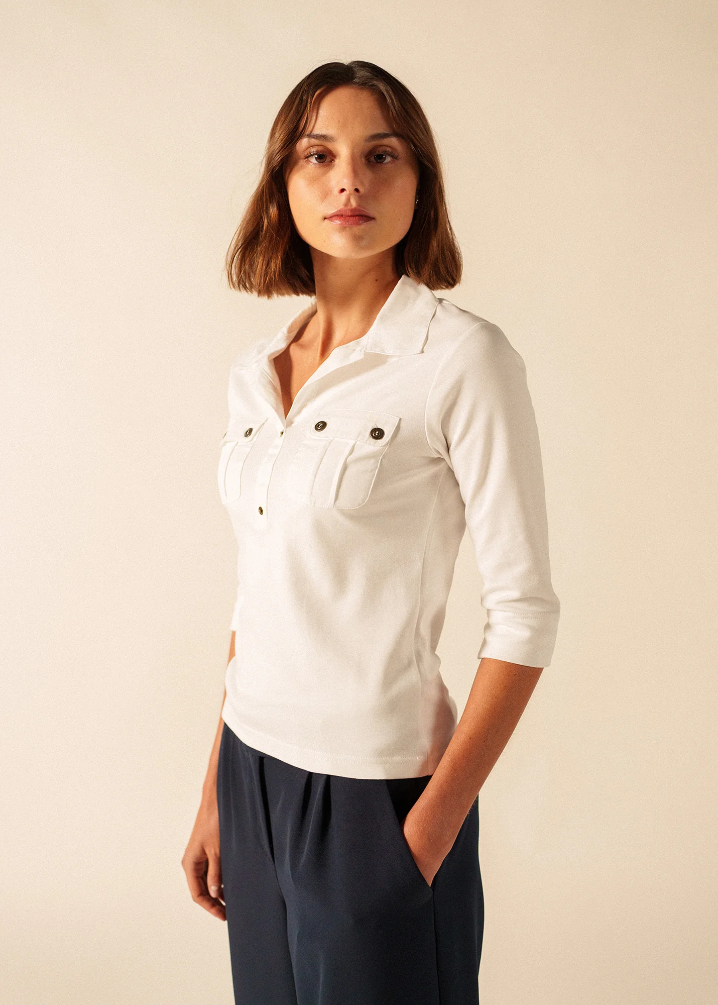 Polo Oléron (BLANC) - Image 3