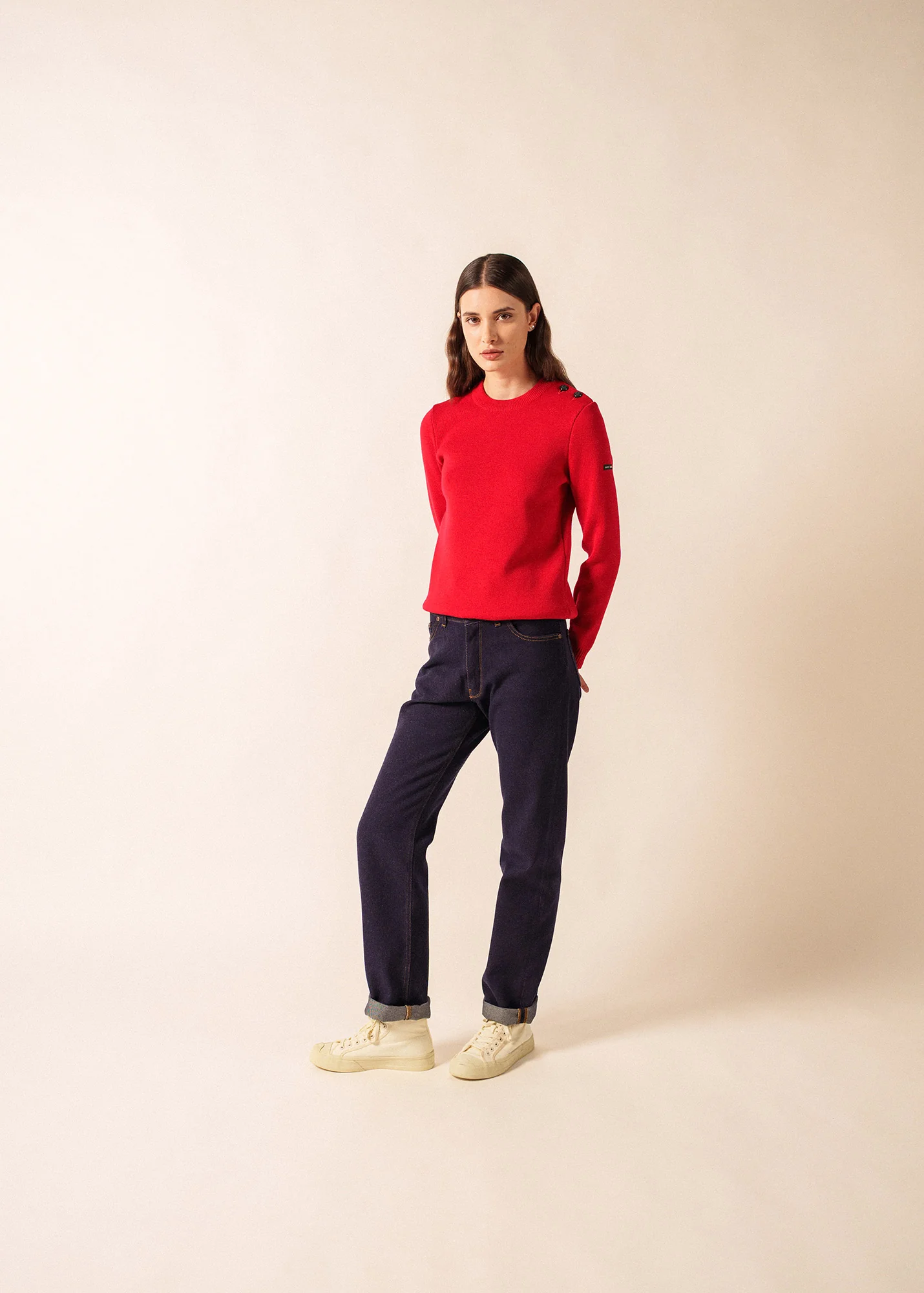 Pull marin Rochefort (ROUGE)
