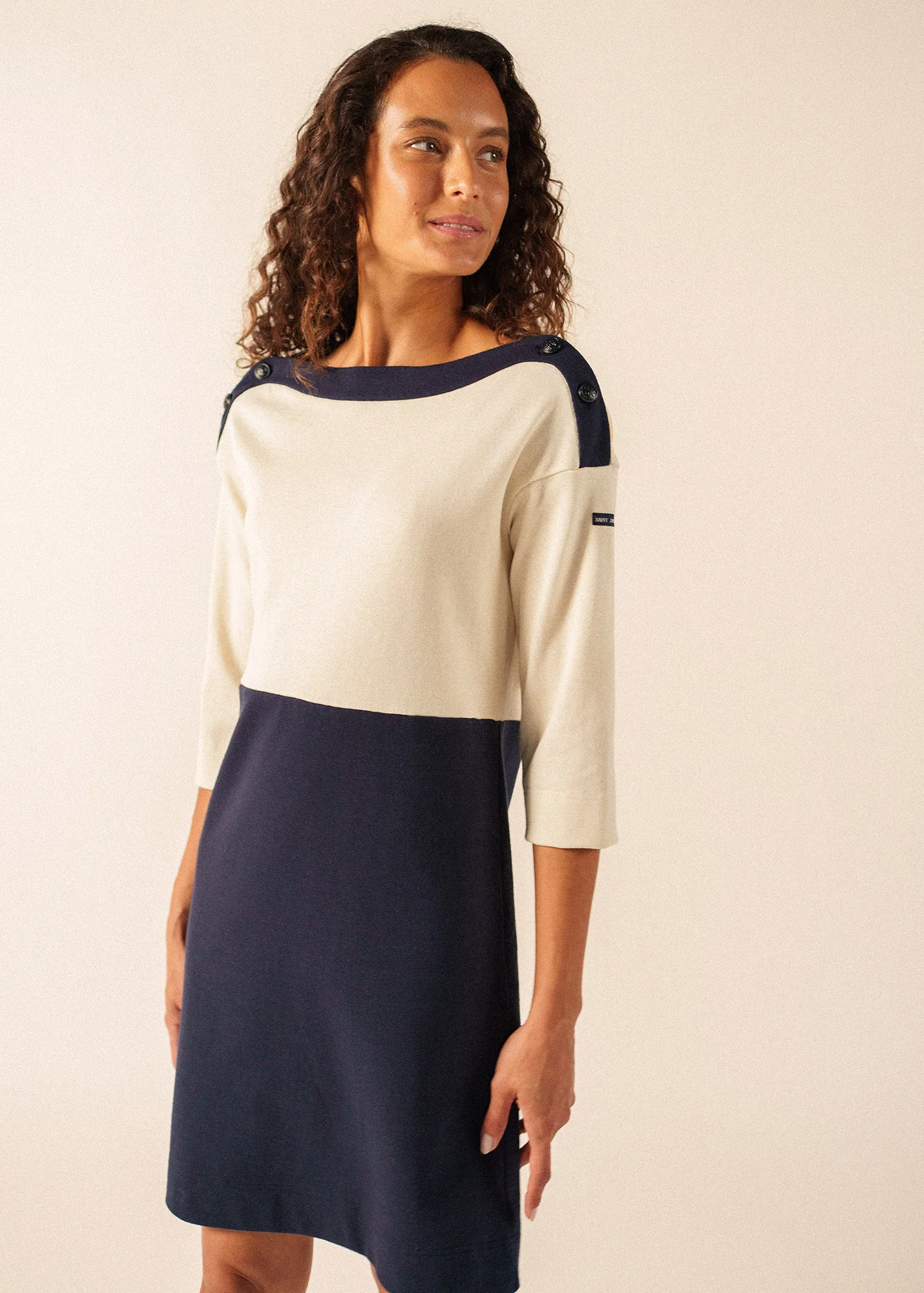 Robe Dali x Isabelle Ballu (NAVY/ECRU) - Image 3
