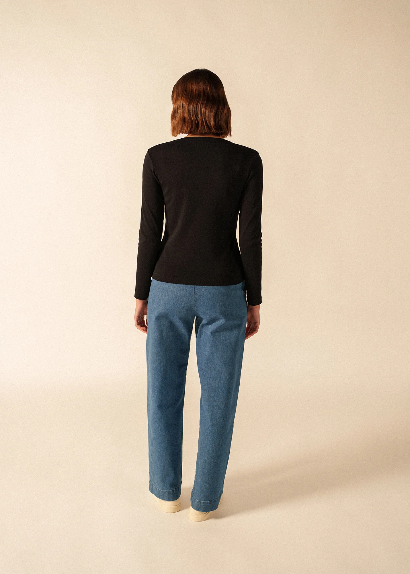 T-shirt Celina - en coton (NOIR) - Image 2